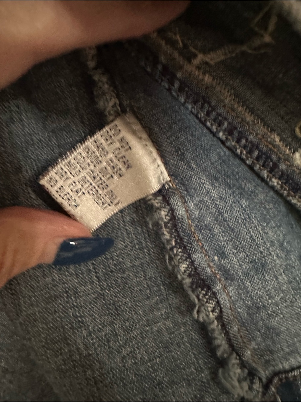 vintage-style “Just B” embellished denim jacket - Picture 7 of 7